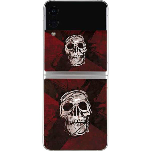 Zombie X Skull & Bone Galaxy Z Flip3 5G Skin